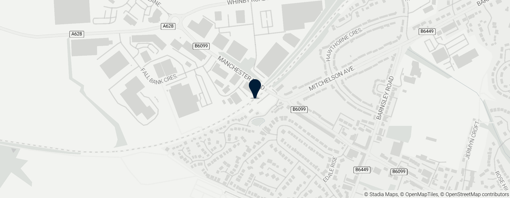Map of Station Dodworth