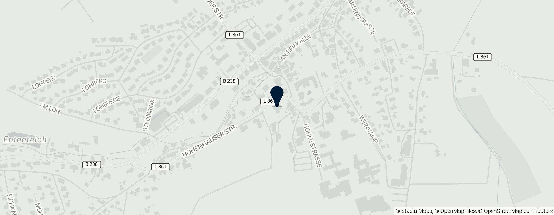 Map of Evangelische Kirche Hohenhausen