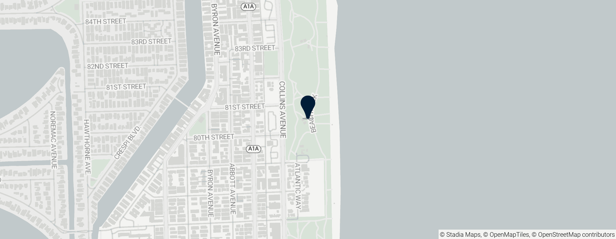 Map of North Beach Oceanside Park