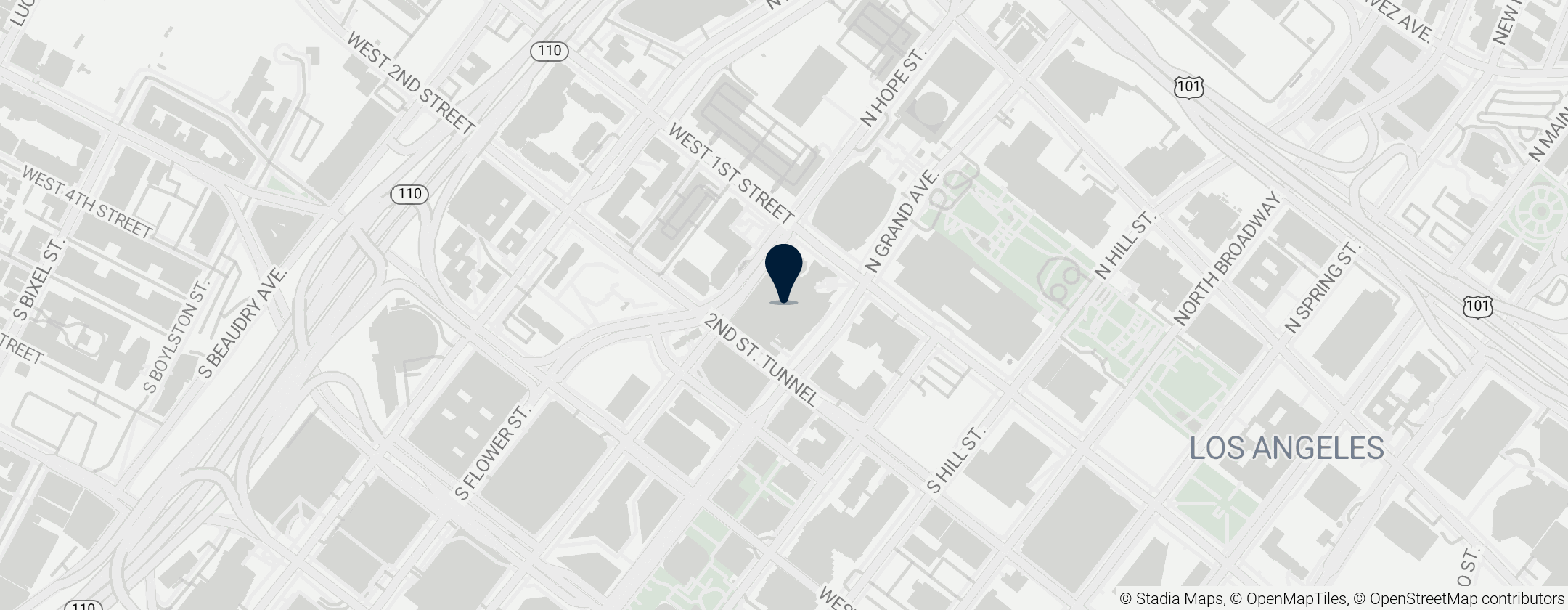 Map of Walt Disney Concert Hall