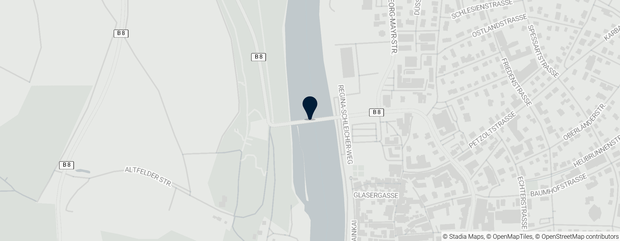 Map of Mainbrücke Marktheidenfeld