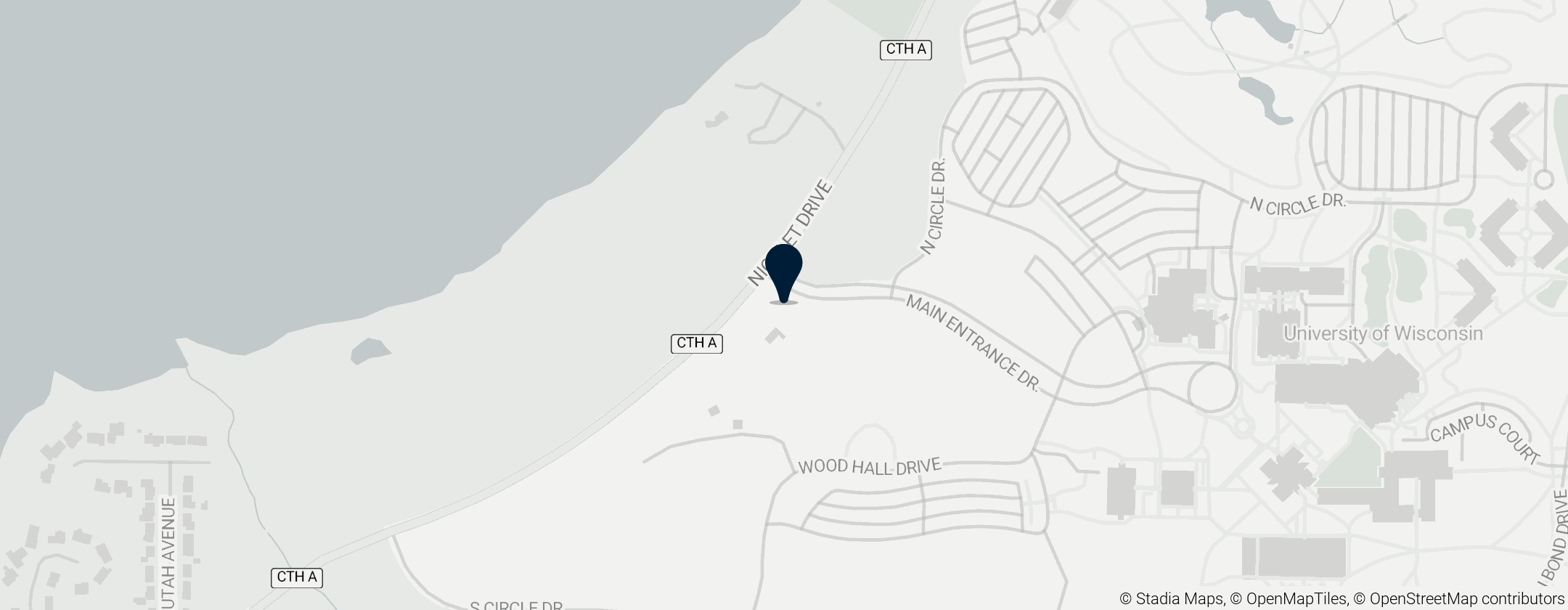 Map of Cofrin Memorial Arboretum